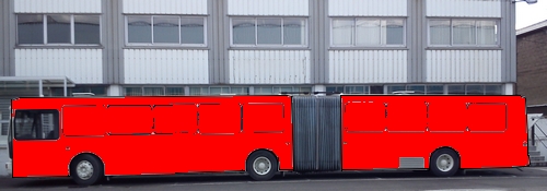 Full side wrap extension bus